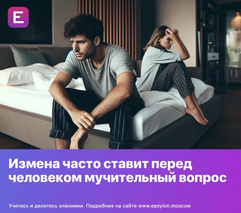Измена часто ставит перед человеком мучительный вопрос